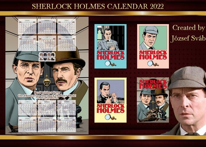 downloadable Sherlock Holmes Calendar 2022