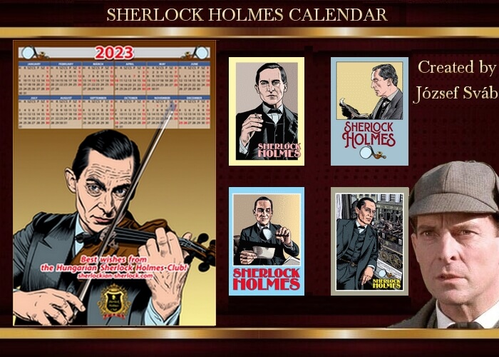 downloadable Sherlock Holmes Calendar 2023