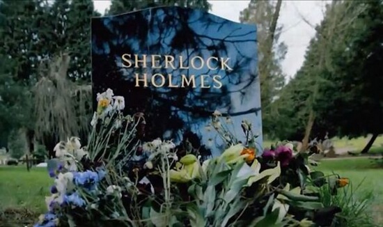 BBC Sherlock's tombstone