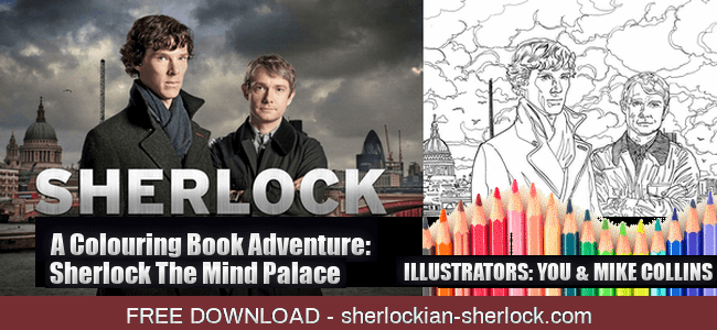 BBC Sherlock Colouring Book