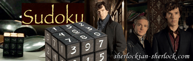 BBC Sherlock sudoku sudokube