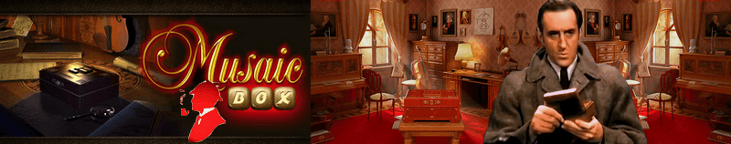 Basil Rathbone Musaic Box Game