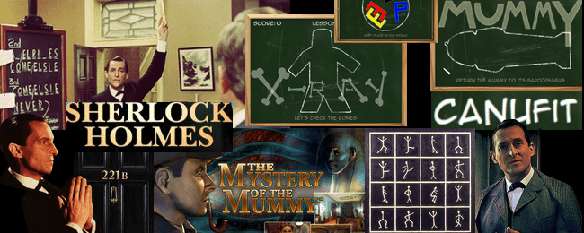 Sherlock Holmes canufit puzzle game