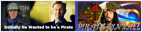 BBC Sherlock Pirate Pinball Game BBC Sherlock Pirate Pinball Game