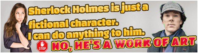 Sherlock Holmes just a fictional character