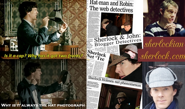 BBC Sherlock deerstalkers cap