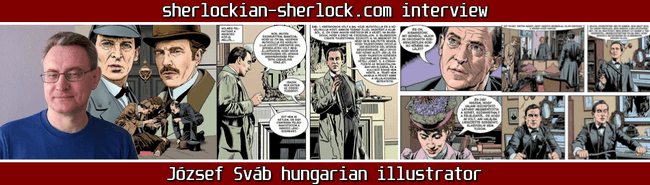 József Sváb Sherlock Graphic novels interview