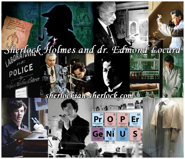 Dr. Edmond Locard and Sherlock Holmes