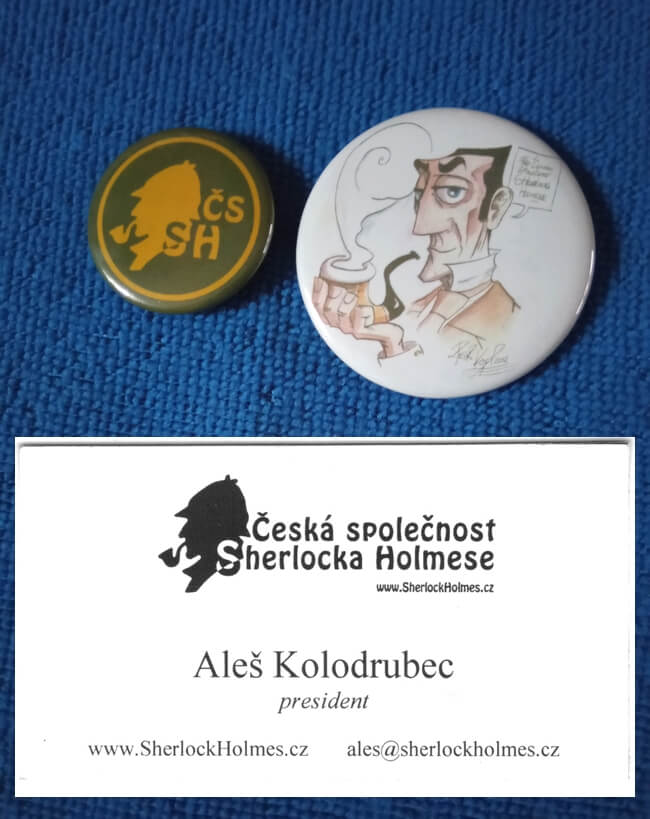Czech Sherlock Holmes Society Pin